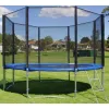Siatka ochronna do trampoliny 14 FT (427 cm) 4 nogi - 8 słupków - 8 tuneli ZIELONA
