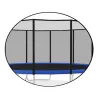 Siatka ochronna do trampoliny 8 FT (244 cm) 3 nogi - 6 słupków - 6 tuneli CZARNA