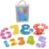Puzzle cyferki - Morskie Zwierzątka