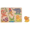 Puzzle dźwiękowe dla malucha – Dzikie Zwierzęta