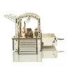 Drewniane puzzle mechaniczne 3D Wooden.City - STACJA KOLEJOWA