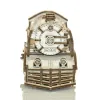 Drewniane puzzle mechaniczne 3D Wooden.City - WOODEN EXPRESS + tory kolejowe