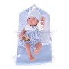 Hiszpańska lalka bobas chłopiec John w śpiworku - 39cm