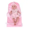 Hiszpańska lalka bobas dziewczynka Jenny w śpiworku - 39cm