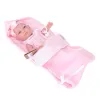 Hiszpańska lalka bobas dziewczynka Jenny w śpiworku - 39cm