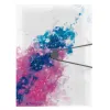 Polipropylenowa Teczka Rysunkowa z gumką – A4 Splash Pink