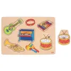 Puzzle dźwiękowe dla malucha – Instrumenty Muzyczne