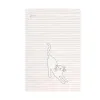 Średni Zeszyt - Felines - Koty - Stay Pawsitive (Pink)