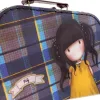 Walizka - Gorjuss - Tartan - Ruby (Średnia)