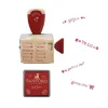 Zestaw, notes i stemple - Gorjuss - Little Red Riding Hood