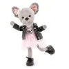 Przytulanka piesek Lucky Betsy w skórzanej kurtce – 38cm