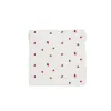 Baby Bites Pieluszka muślinowa 120 x 120 cm Strawberries White