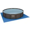 Basen Stelażowy 14FT 427x107 cm Power Steel Deluxe Rattan Series BESTWAY