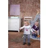 Childhome Namiot Tipi Grey/White Zigzag