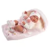 Hiszpańska lalka bobas dziewczynka Nica w beciku 40cm - full body