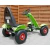 Duży GOKART na pedały dla dziecka POMPOWANE koła - Zielony