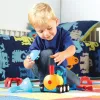Pojazdy, Zestaw konstrukcyjny, Rakieta, Pociąg, Helikopter, 1-2-3 Build It!