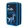 Potrójny Piórnik z Wyposażeniem,, Dinozaury,