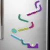 Naklejany Kulodrom, Tor na ścianę dla kulek, Marble Runners