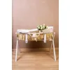 Childhome Kosz mojżesza Boho z materacykiem + Pokrowiec Jersey Gold dots