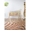 Childhome Kosz mojżesza Boho z materacykiem + Pokrowiec Jersey Leopard