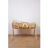 Childhome Kosz mojżesza Boho z materacykiem + Pokrowiec Jersey Off white