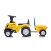 Jeździk traktor z przyczepą New Holland żółty