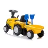 Jeździk traktor z przyczepą New Holland żółty