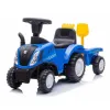 Jeździk traktor z przyczepą New Holland niebieski