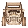 Drewniane puzzle mechaniczne 3D Wooden.City - Samochód Hot Rod