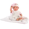 Hiszpańska lalka bobas dziewczynka Bebita w rożku – płacze 36cm