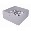 MeowBaby® Kwadratowy Suchy Basen dla Dziecka 110x1
