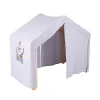 MeowBaby® Duży Domek z Drabinką dla Dzieci 112x61x