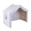 MeowBaby® Duży Domek z Drabinką dla Dzieci 112x61x
