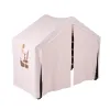MeowBaby® Duży Domek z Drabinką dla Dzieci 112x61x