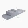MeowBaby® Piankowy 4-Elementowy Zestaw do Zabawy,
