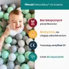 MeowBaby® Welurowy Sztruks, Morelowy Okrągły Suchy