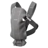 BABYBJORN MINI 3D Jersey – nosidełko, Ciemny Szary