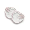 BABYBJORN - talerzyki ze sztućcami - Powder Pink
