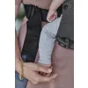 BABYBJORN MINI 3D Jersey – nosidełko, Szaroczarny