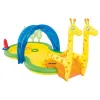 Dmuchany basen dla dzieci – WODNY PLAC ZABAW ZOO 239 x 206 x 86 cm (53060)