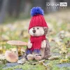 Przytulanka Jeżyk w czerwonej czapce - 25cm