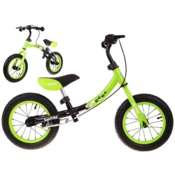 Rowerek biegowy BOOMERANG odwracana rama 10'-12' GREEN
