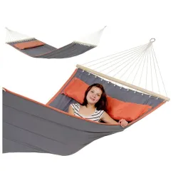 Hamak dwuosobowy American Dream GREY 200x120cm