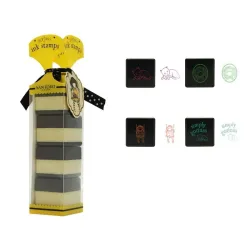 Zestaw stempli z tuszem Santoro - Gorjuss Ruby (Yellow)