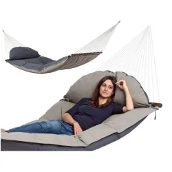 Hamak rodzinny Fat Hammock TAUPE 187x146cm