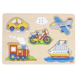 Puzzle dźwiękowe dla malucha – Pojazdy