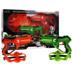 Zestaw do Laser Tag - dwa pistolety i maski