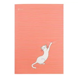 Duży Zeszyt - Felines - Koty - Asking Fur Trouble (Bold Orange)