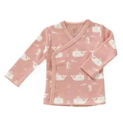 Fresk Kardigan bawełniany 3-6 miesięcy Wieloryb Mellow rose